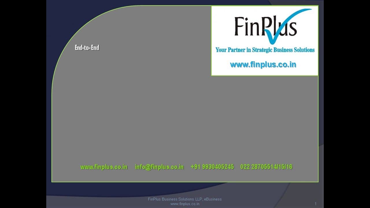 FinPlus Business Solutions LLP's video section