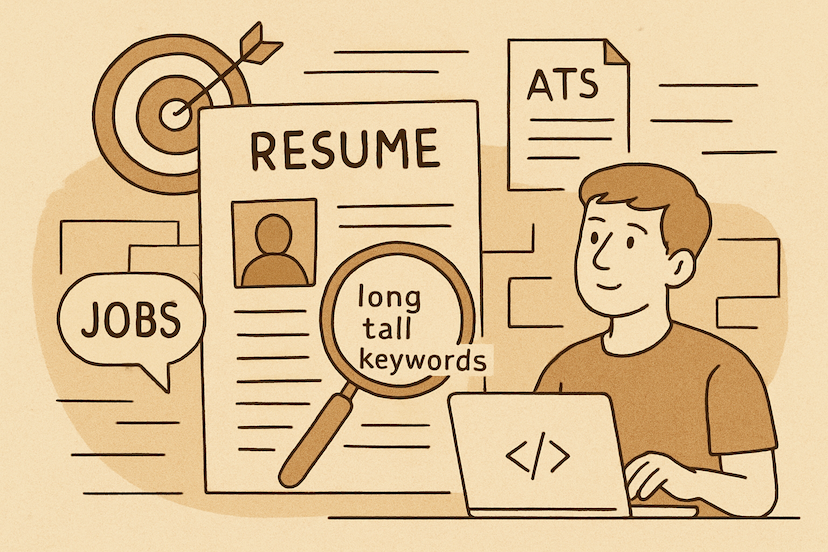 Illustration of a person typing...