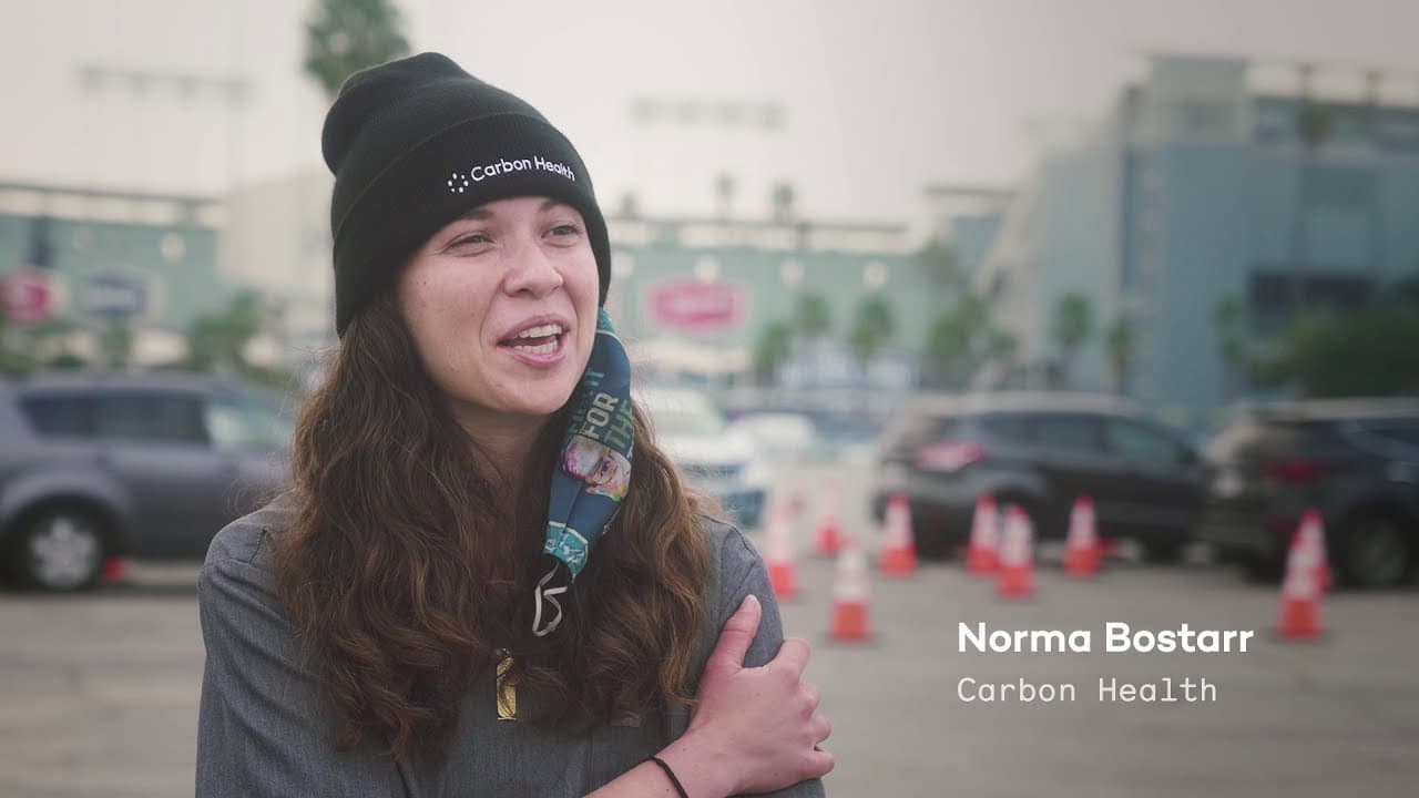 Carbon Health's video section