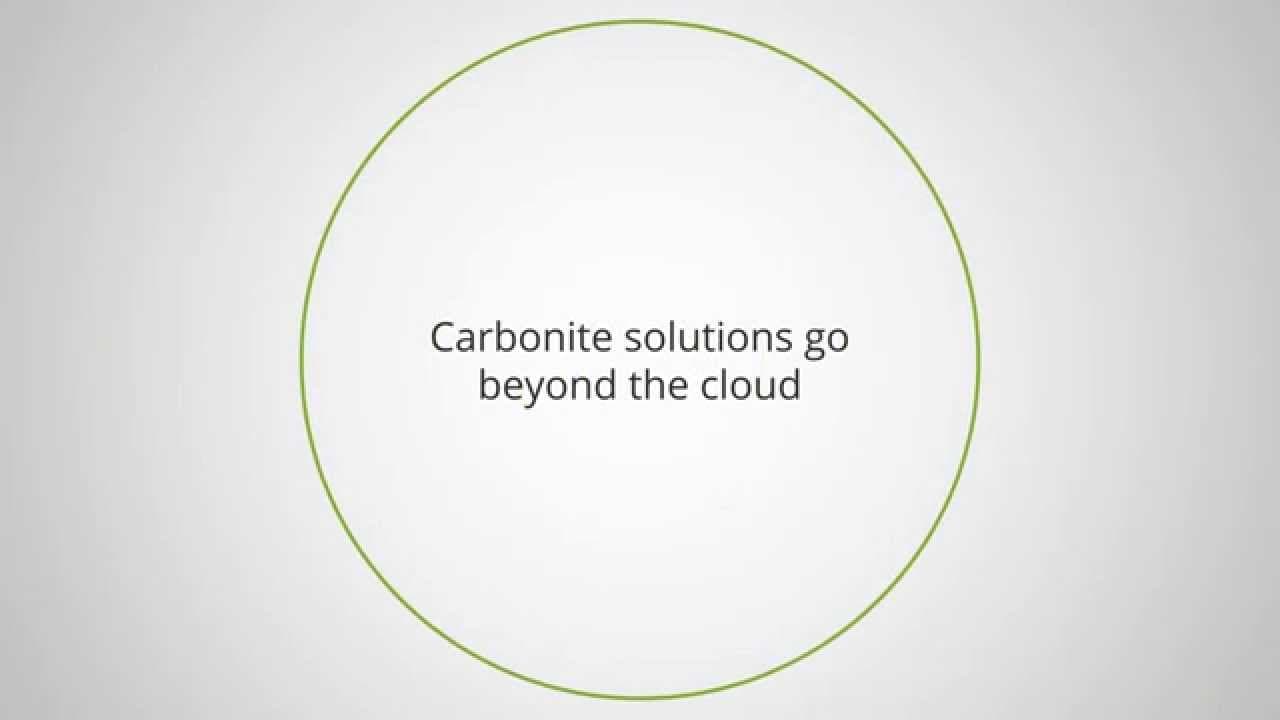 Carbonite's video section