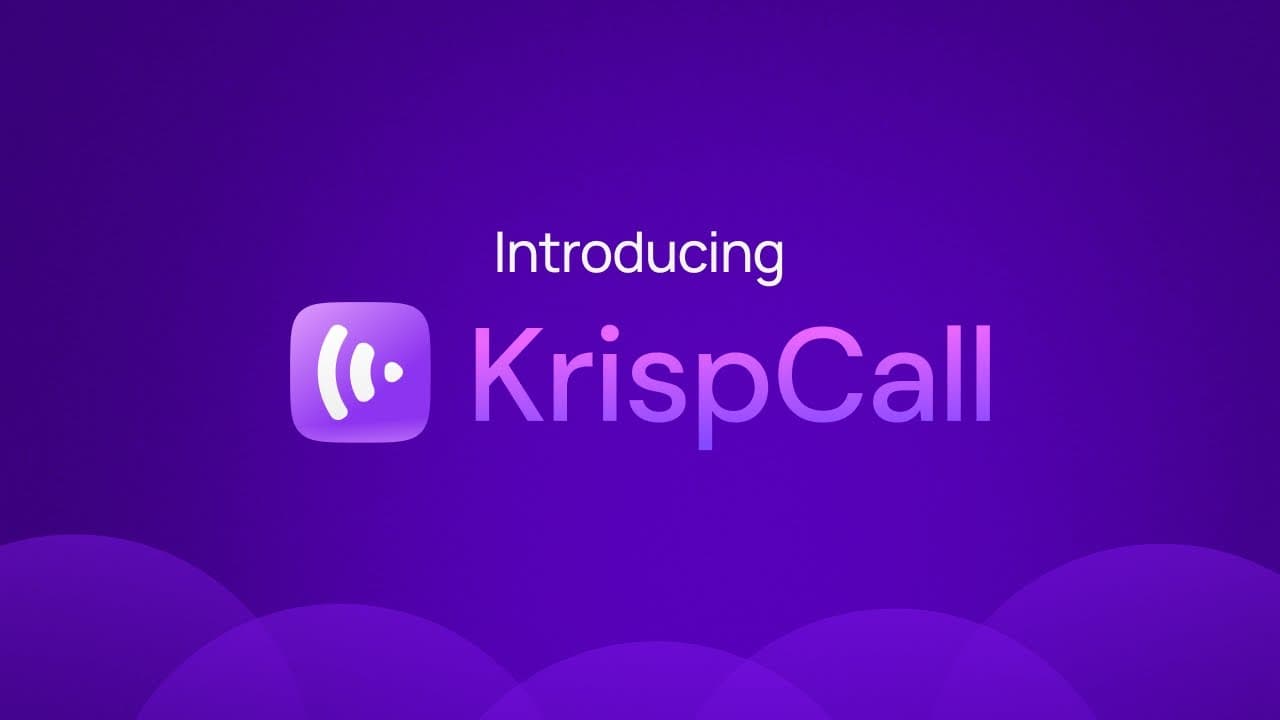 Krispcall's video section