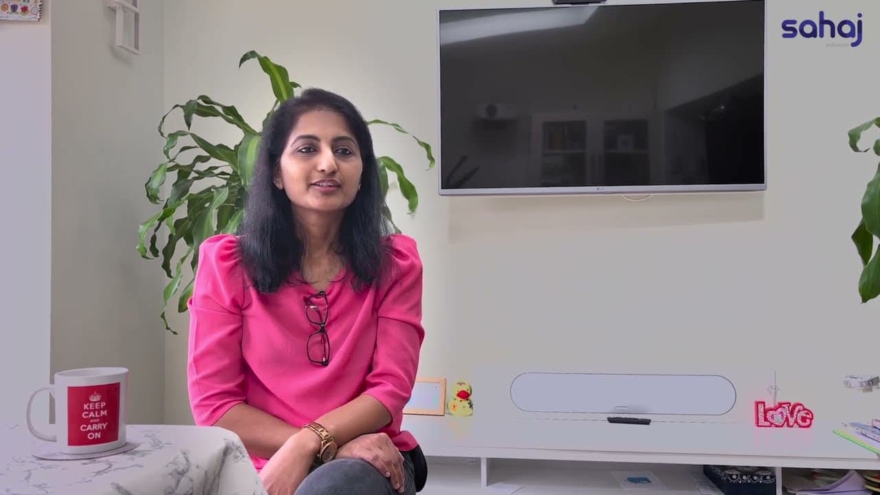 Sahaj AI Software's video section