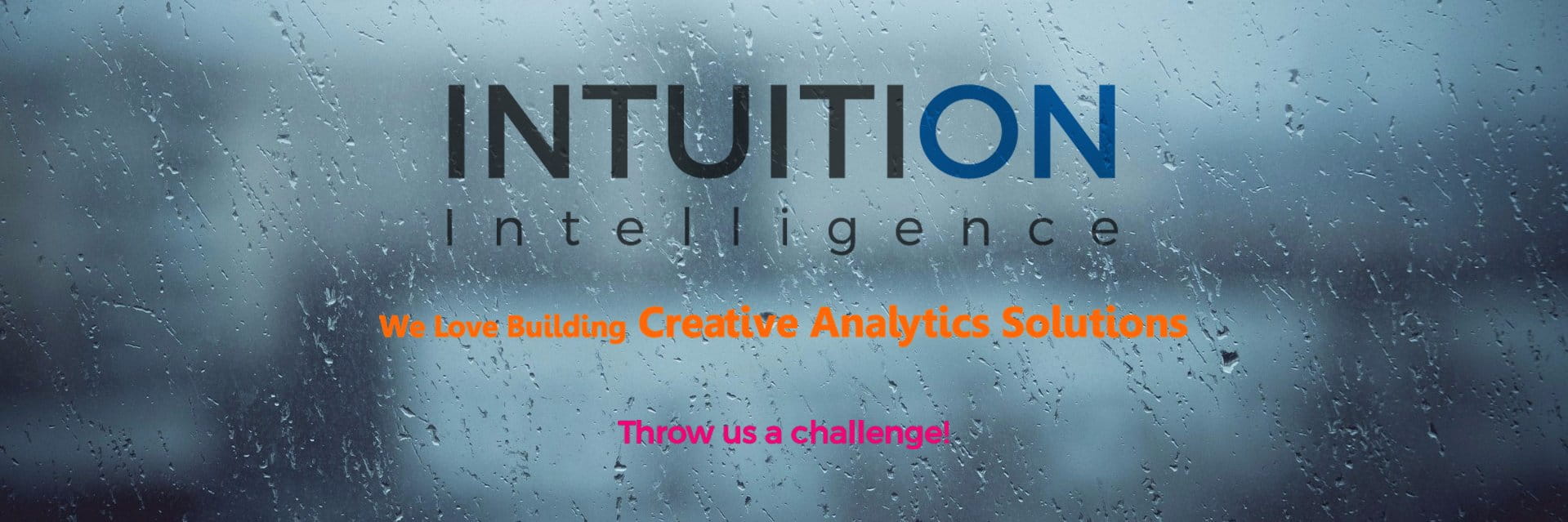 Intuition Intelligence . cover picture