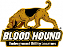 blood hound underground utility locators logo