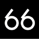 66 degrees logo