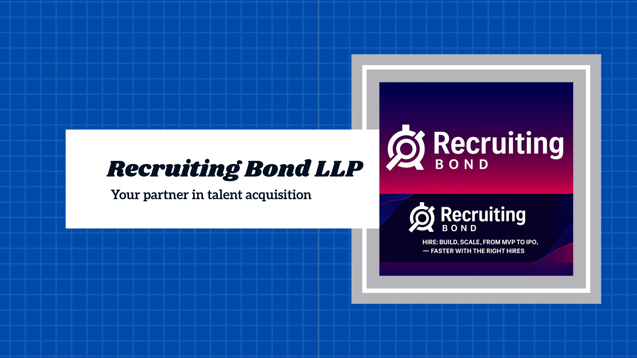 Recruiting Bond cover picture