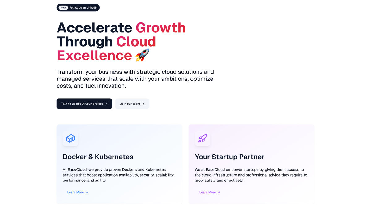 EaseCloud cover picture