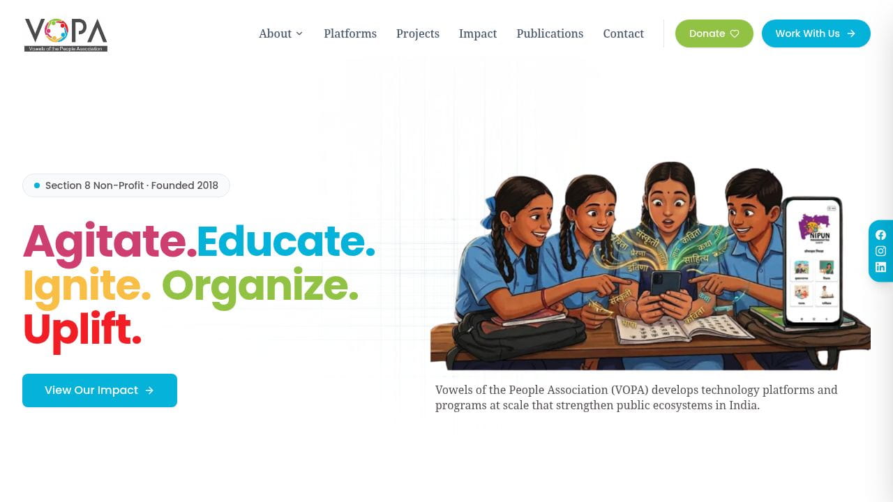 Vowels of the People Association cover picture