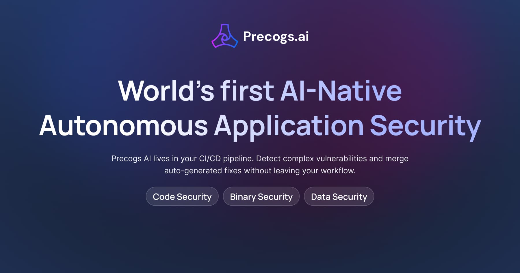 Precogs AI cover picture