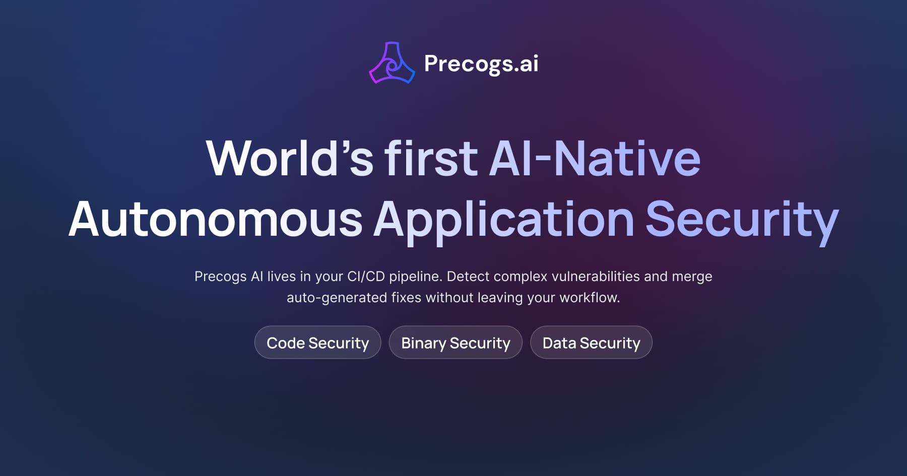 Precogs AI cover picture