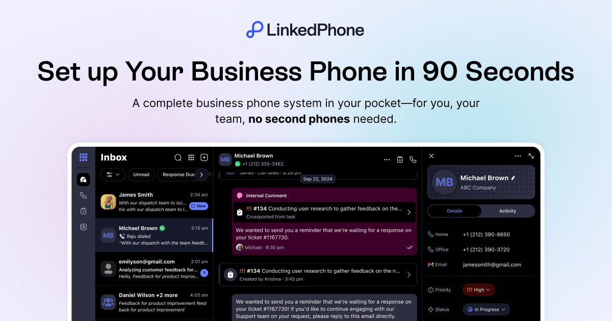 LinkedPhone cover picture