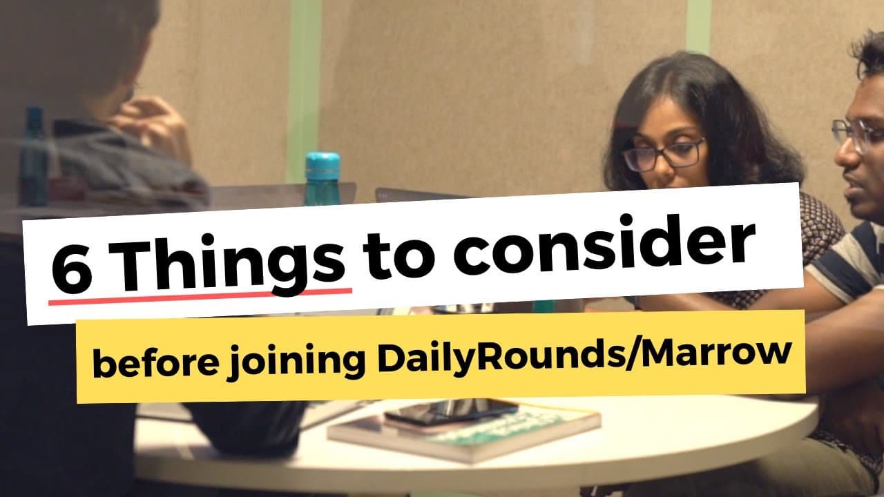 DailyRounds/Marrow's video section