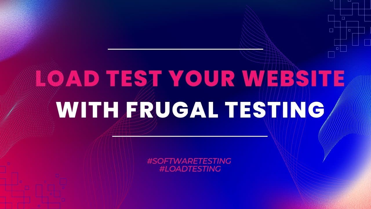 FrugalTesting's video section